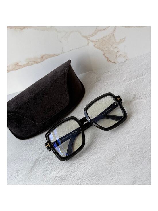NEW Tom Ford FT5913-B Bluelight Frames in Black Square main image 6